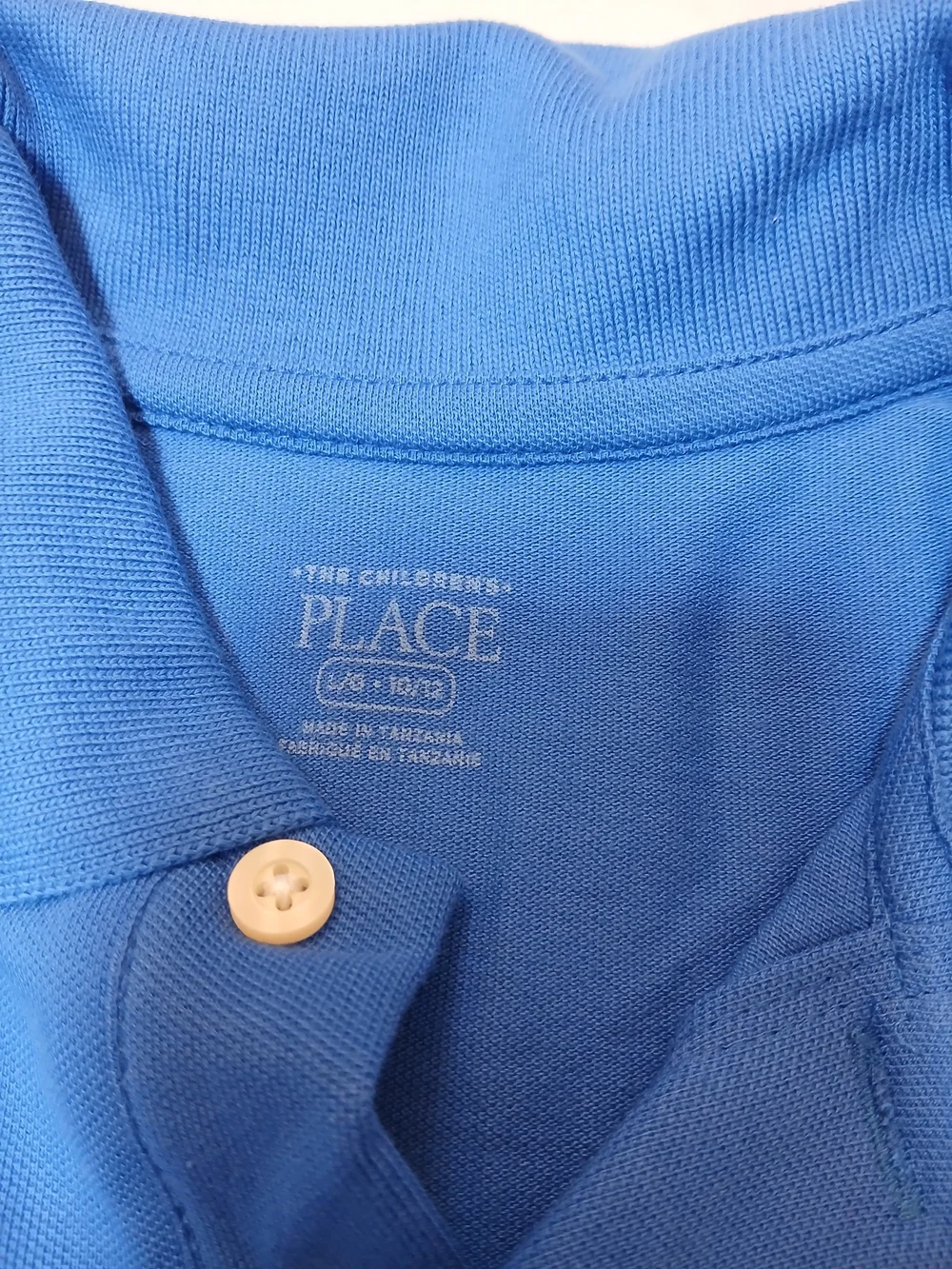 The Children's Place Bright Blue Polo Shirt 10/12